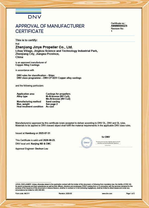 DNV-certifikat